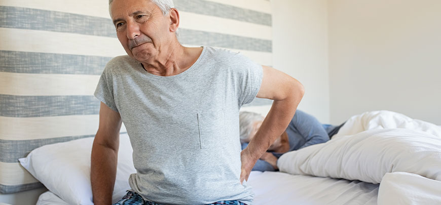 Patient with a herniated disc in need of spinal decompression therapy at Leucadia Chiropractic & Disc Injury Clinic in Encinitas
